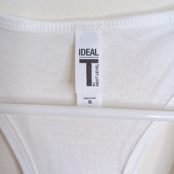 Women's Racerback Tank. Fun Fish Story Spin Humor. Size Medium - Picture 5 of 11